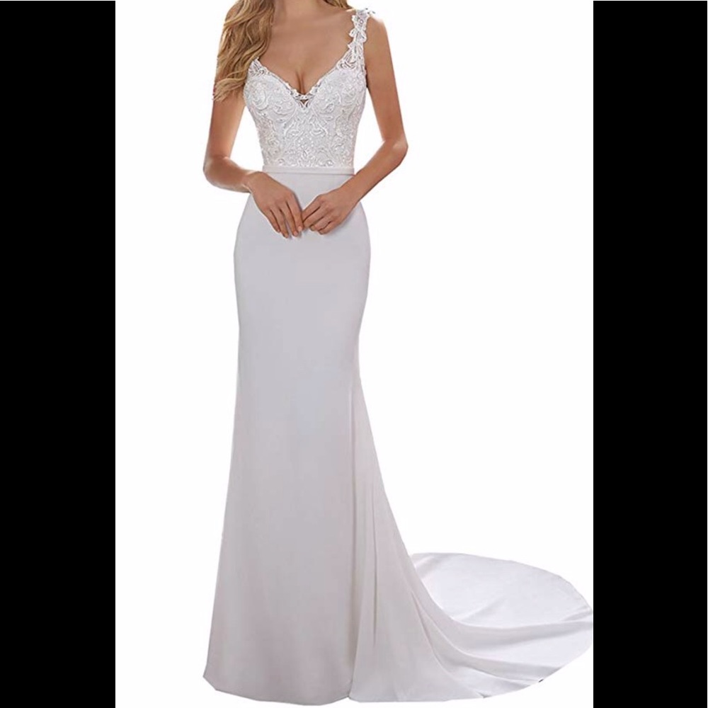 Wedding dress new! Free shipping